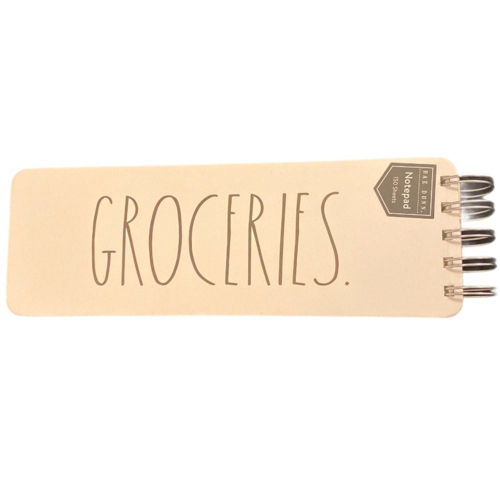 Rae Dunn GROCERIES list pad